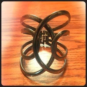 Silver cuff bracelet